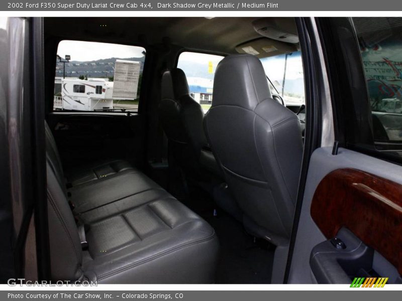 Dark Shadow Grey Metallic / Medium Flint 2002 Ford F350 Super Duty Lariat Crew Cab 4x4
