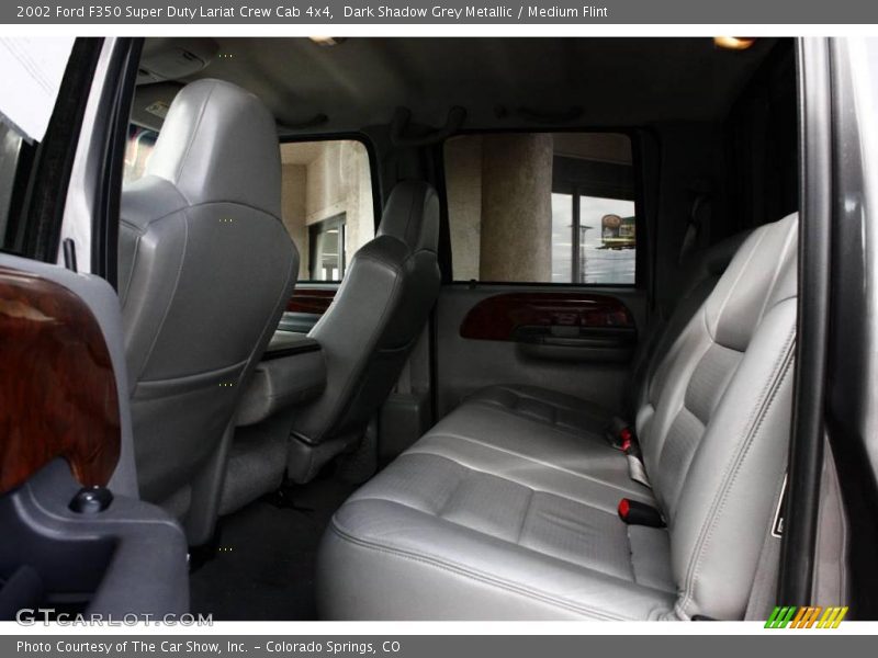 Dark Shadow Grey Metallic / Medium Flint 2002 Ford F350 Super Duty Lariat Crew Cab 4x4