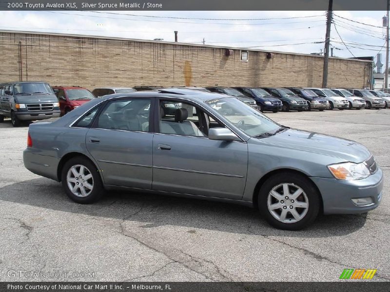 Silver Spruce Metallic / Stone 2000 Toyota Avalon XLS
