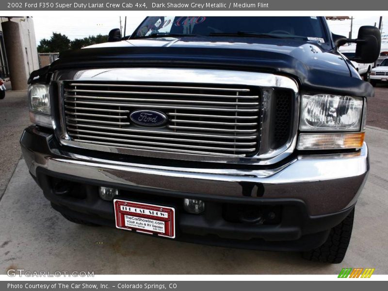 Dark Shadow Grey Metallic / Medium Flint 2002 Ford F350 Super Duty Lariat Crew Cab 4x4