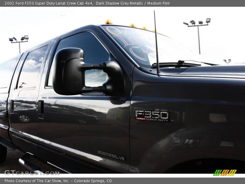 Dark Shadow Grey Metallic / Medium Flint 2002 Ford F350 Super Duty Lariat Crew Cab 4x4
