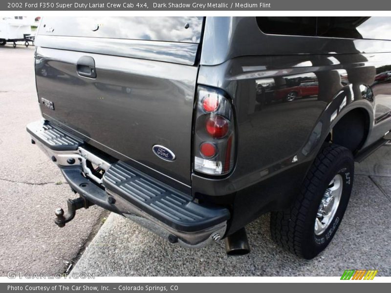 Dark Shadow Grey Metallic / Medium Flint 2002 Ford F350 Super Duty Lariat Crew Cab 4x4