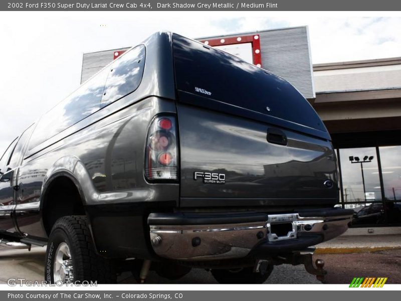 Dark Shadow Grey Metallic / Medium Flint 2002 Ford F350 Super Duty Lariat Crew Cab 4x4