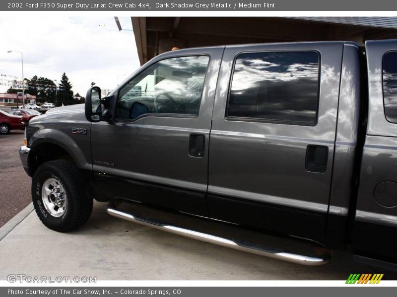 Dark Shadow Grey Metallic / Medium Flint 2002 Ford F350 Super Duty Lariat Crew Cab 4x4