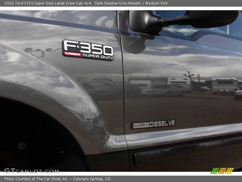 Dark Shadow Grey Metallic / Medium Flint 2002 Ford F350 Super Duty Lariat Crew Cab 4x4