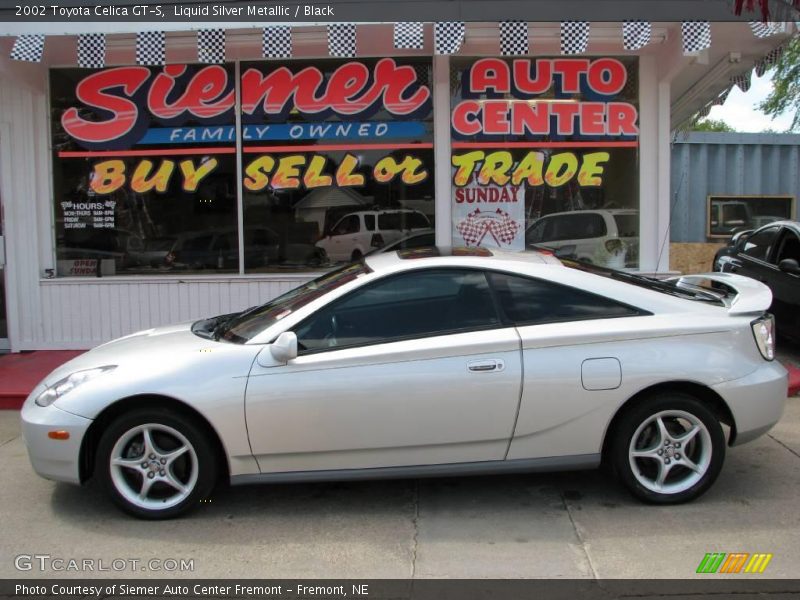 Liquid Silver Metallic / Black 2002 Toyota Celica GT-S