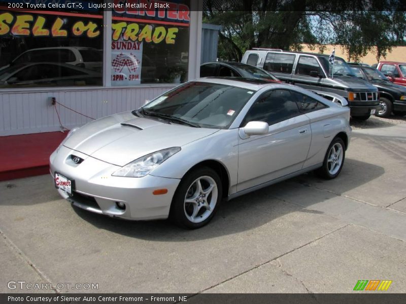 Liquid Silver Metallic / Black 2002 Toyota Celica GT-S