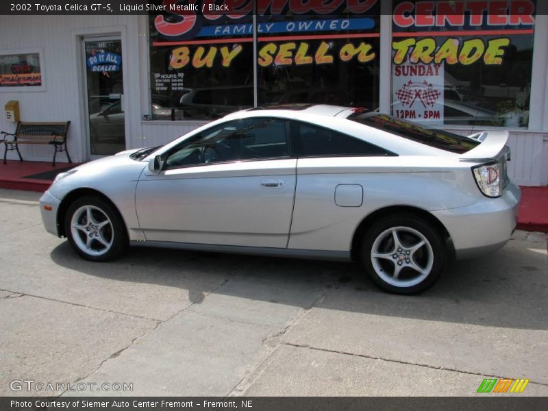 Liquid Silver Metallic / Black 2002 Toyota Celica GT-S