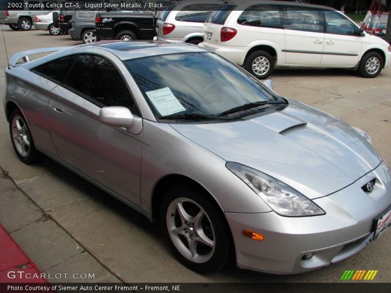 Liquid Silver Metallic / Black 2002 Toyota Celica GT-S