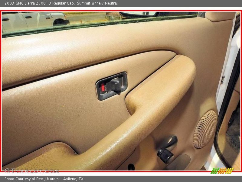 Summit White / Neutral 2003 GMC Sierra 2500HD Regular Cab