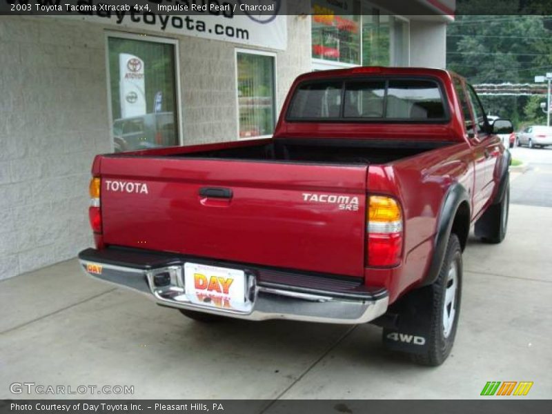 Impulse Red Pearl / Charcoal 2003 Toyota Tacoma Xtracab 4x4
