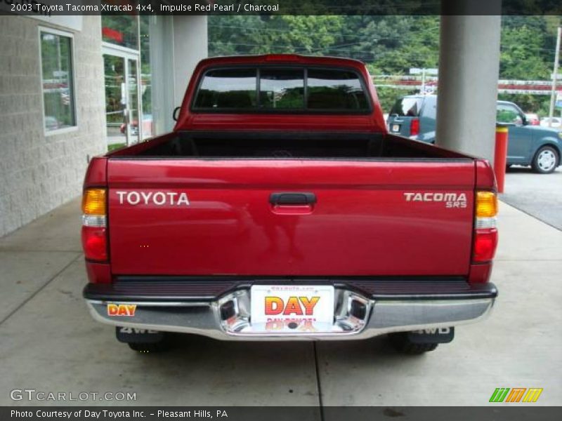 Impulse Red Pearl / Charcoal 2003 Toyota Tacoma Xtracab 4x4