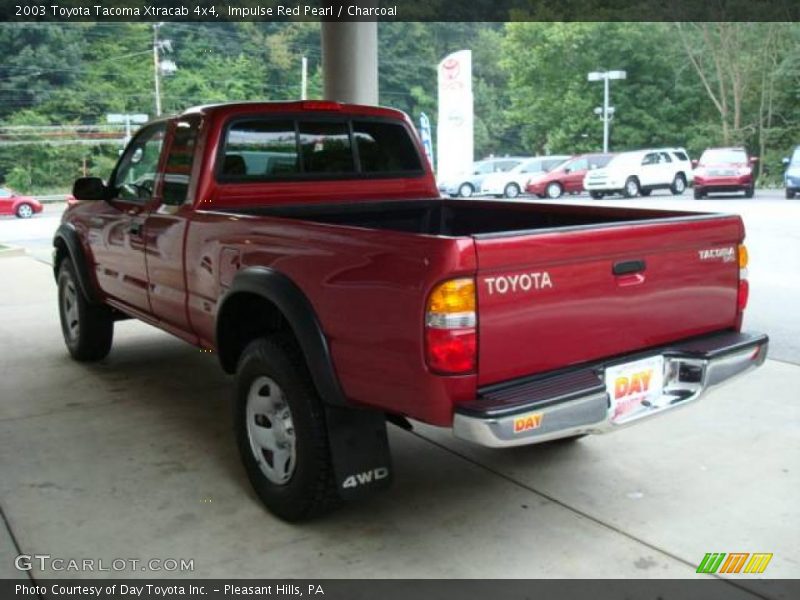 Impulse Red Pearl / Charcoal 2003 Toyota Tacoma Xtracab 4x4