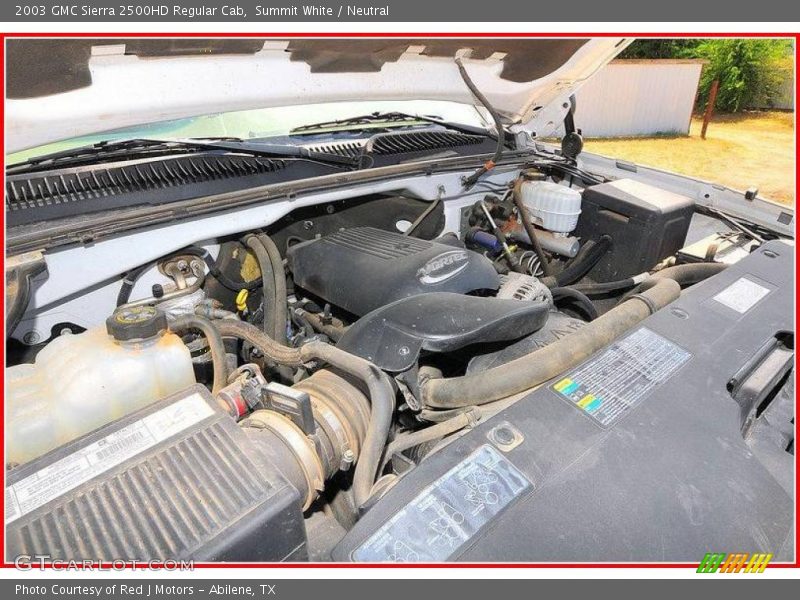 Summit White / Neutral 2003 GMC Sierra 2500HD Regular Cab