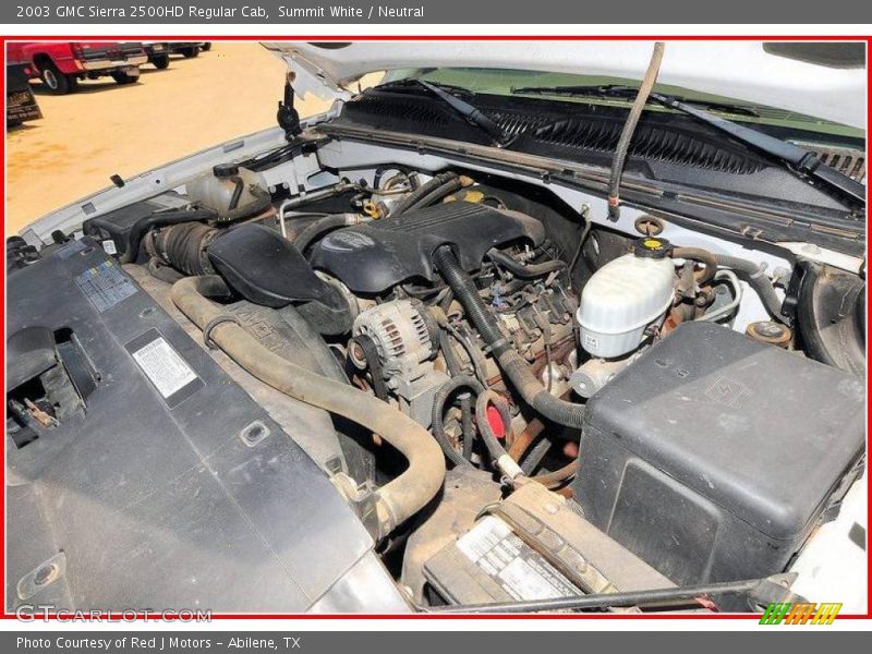 Summit White / Neutral 2003 GMC Sierra 2500HD Regular Cab