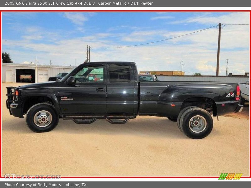 Carbon Metallic / Dark Pewter 2005 GMC Sierra 3500 SLT Crew Cab 4x4 Dually