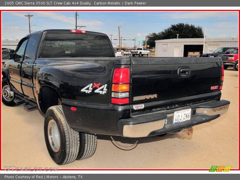 Carbon Metallic / Dark Pewter 2005 GMC Sierra 3500 SLT Crew Cab 4x4 Dually