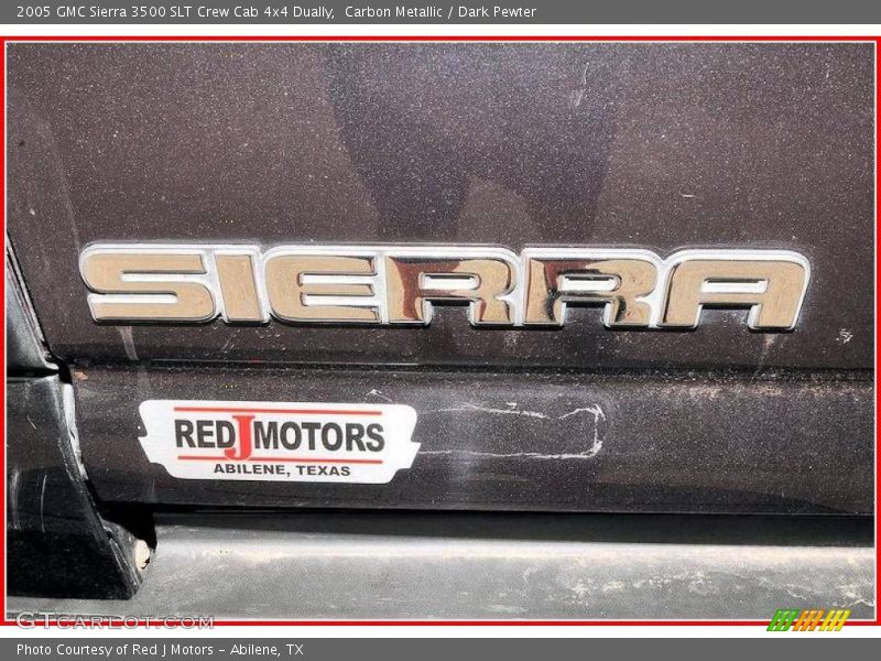Carbon Metallic / Dark Pewter 2005 GMC Sierra 3500 SLT Crew Cab 4x4 Dually