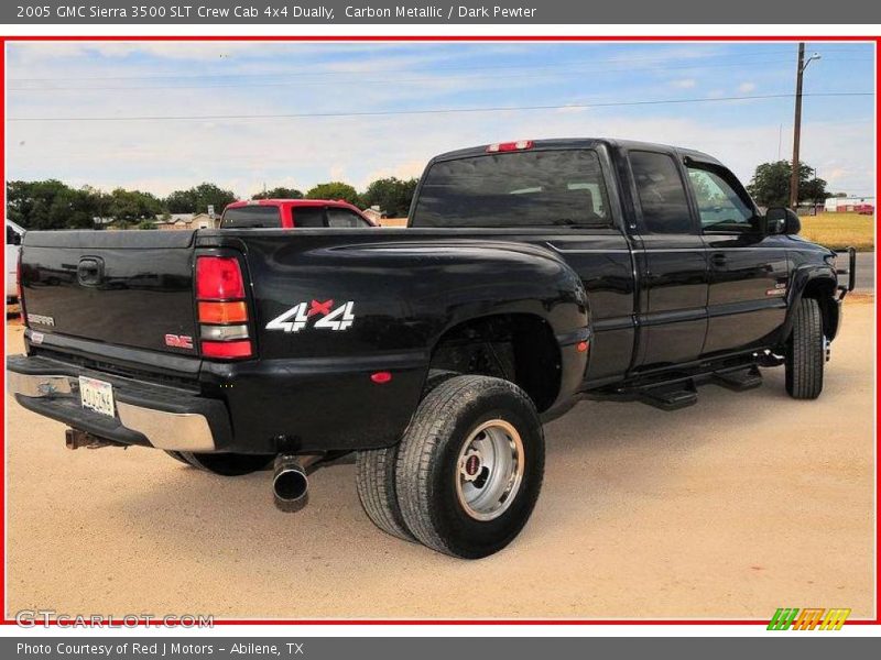 Carbon Metallic / Dark Pewter 2005 GMC Sierra 3500 SLT Crew Cab 4x4 Dually
