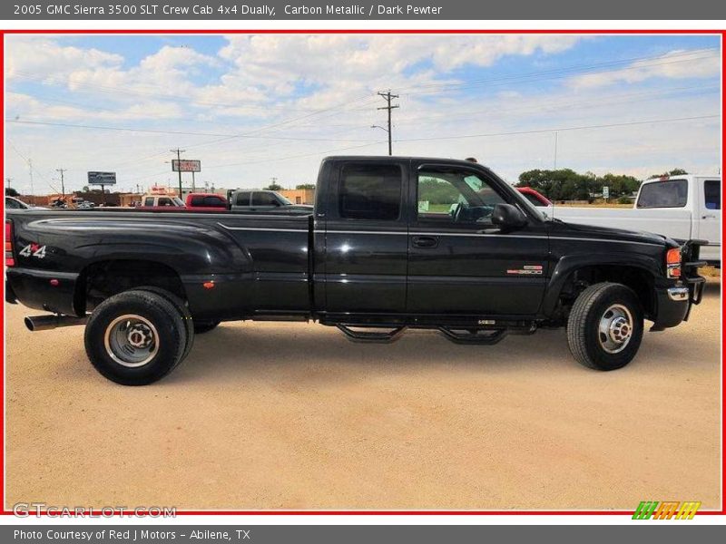 Carbon Metallic / Dark Pewter 2005 GMC Sierra 3500 SLT Crew Cab 4x4 Dually