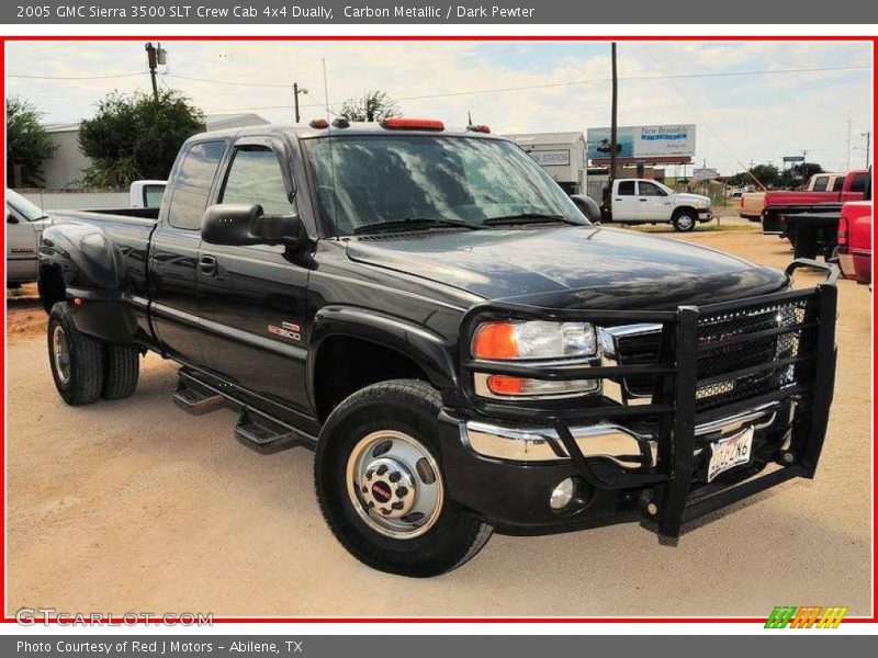 Carbon Metallic / Dark Pewter 2005 GMC Sierra 3500 SLT Crew Cab 4x4 Dually