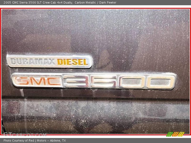 Carbon Metallic / Dark Pewter 2005 GMC Sierra 3500 SLT Crew Cab 4x4 Dually