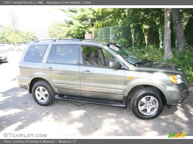 Aberdeen Green Metallic / Olive 2007 Honda Pilot EX-L 4WD