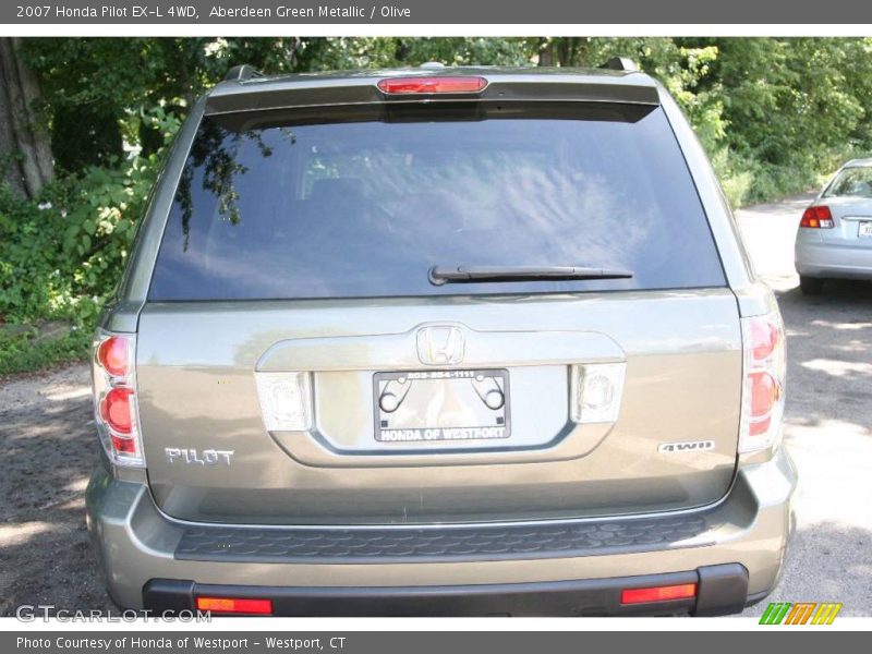 Aberdeen Green Metallic / Olive 2007 Honda Pilot EX-L 4WD