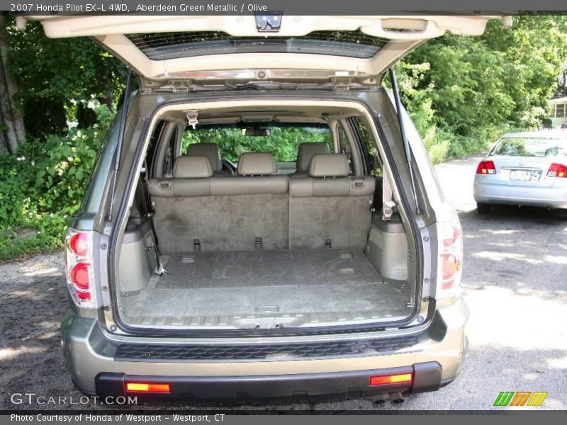 Aberdeen Green Metallic / Olive 2007 Honda Pilot EX-L 4WD