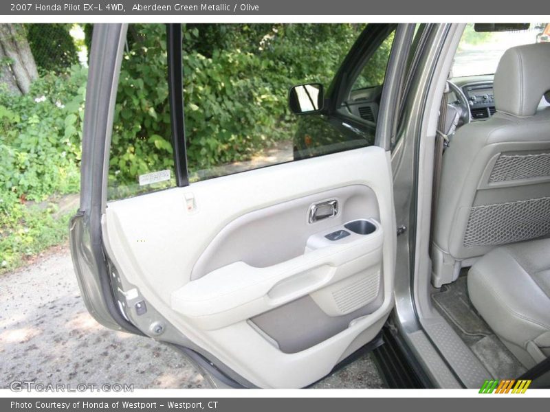 Aberdeen Green Metallic / Olive 2007 Honda Pilot EX-L 4WD