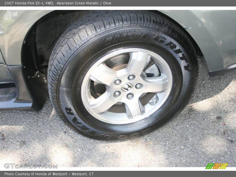 Aberdeen Green Metallic / Olive 2007 Honda Pilot EX-L 4WD