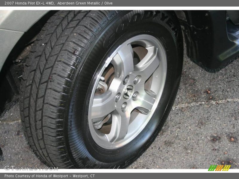 Aberdeen Green Metallic / Olive 2007 Honda Pilot EX-L 4WD
