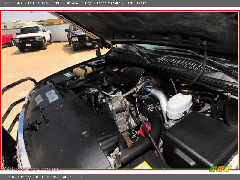 Carbon Metallic / Dark Pewter 2005 GMC Sierra 3500 SLT Crew Cab 4x4 Dually