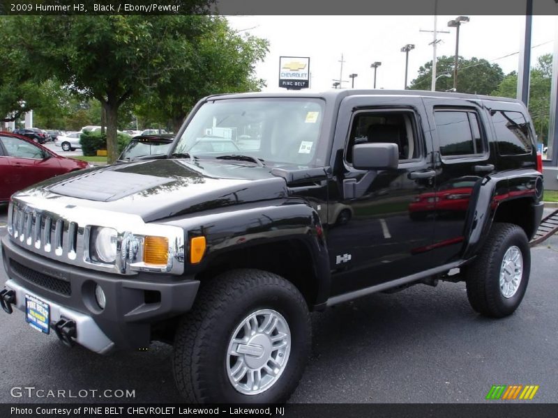 Black / Ebony/Pewter 2009 Hummer H3
