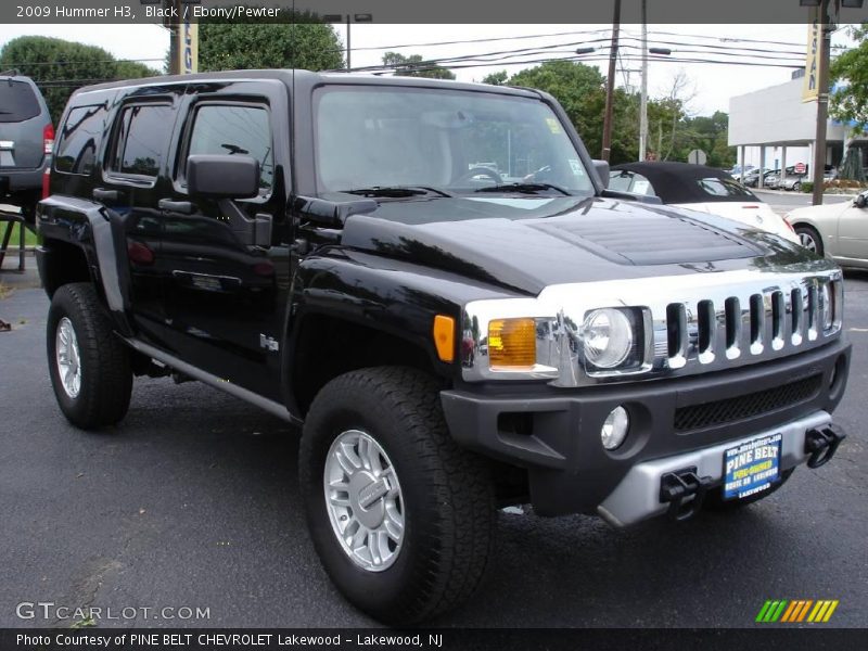 Black / Ebony/Pewter 2009 Hummer H3