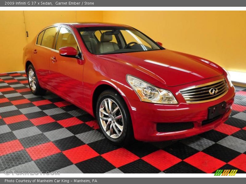 Garnet Ember / Stone 2009 Infiniti G 37 x Sedan