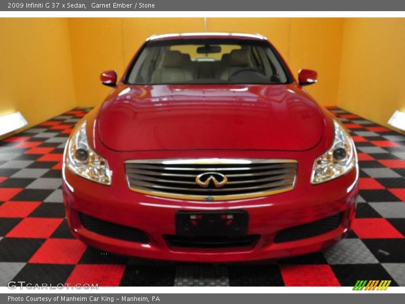 Garnet Ember / Stone 2009 Infiniti G 37 x Sedan