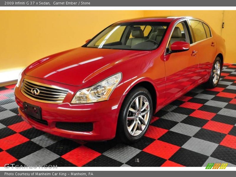 Garnet Ember / Stone 2009 Infiniti G 37 x Sedan