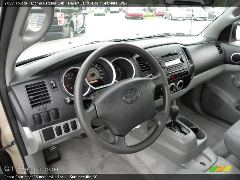 Desert Sand Mica / Graphite Gray 2007 Toyota Tacoma Regular Cab