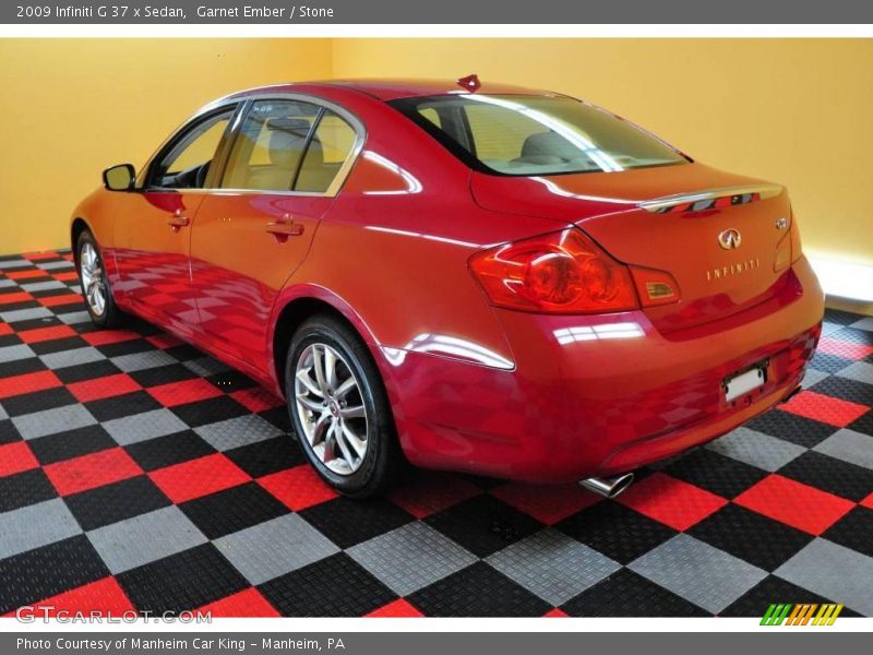 Garnet Ember / Stone 2009 Infiniti G 37 x Sedan