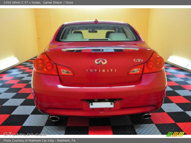 Garnet Ember / Stone 2009 Infiniti G 37 x Sedan