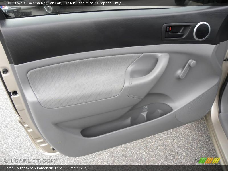 Desert Sand Mica / Graphite Gray 2007 Toyota Tacoma Regular Cab