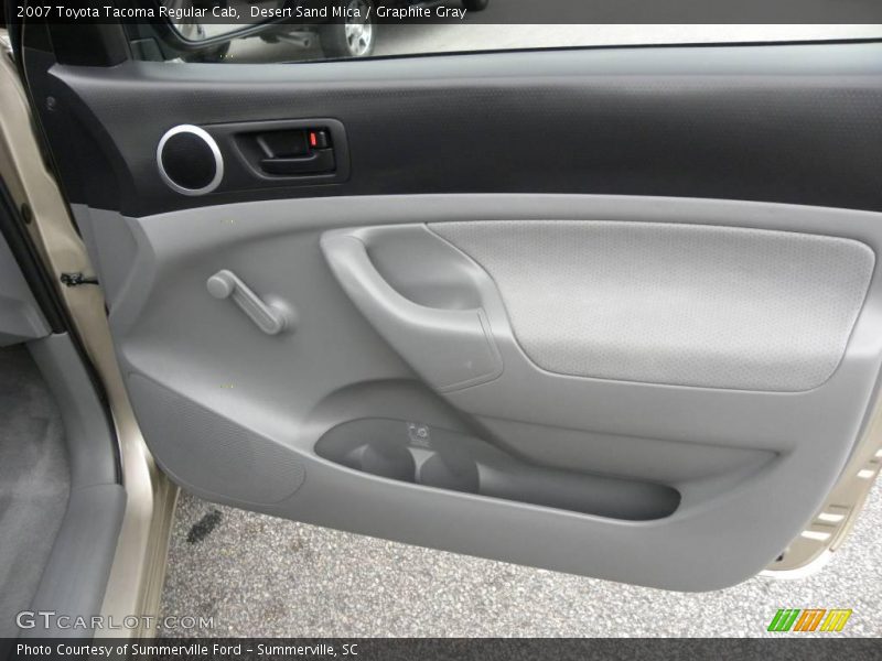 Desert Sand Mica / Graphite Gray 2007 Toyota Tacoma Regular Cab