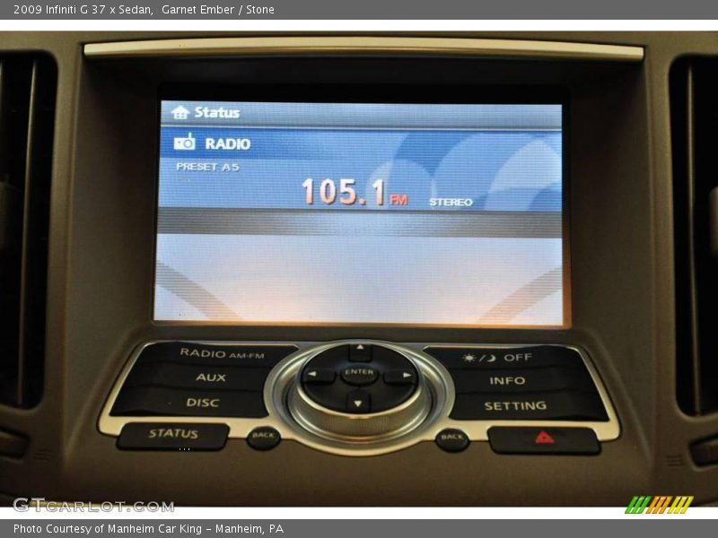 Garnet Ember / Stone 2009 Infiniti G 37 x Sedan