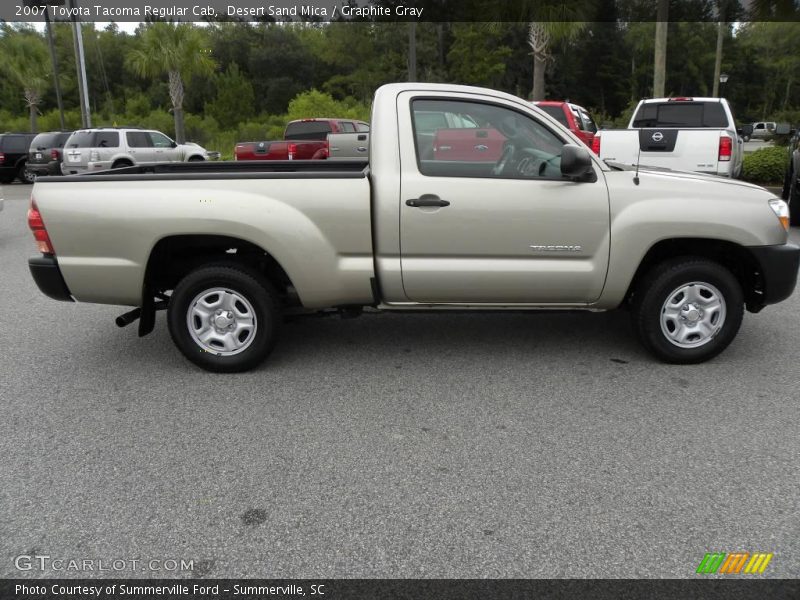 Desert Sand Mica / Graphite Gray 2007 Toyota Tacoma Regular Cab
