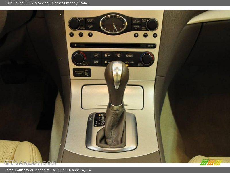 Garnet Ember / Stone 2009 Infiniti G 37 x Sedan