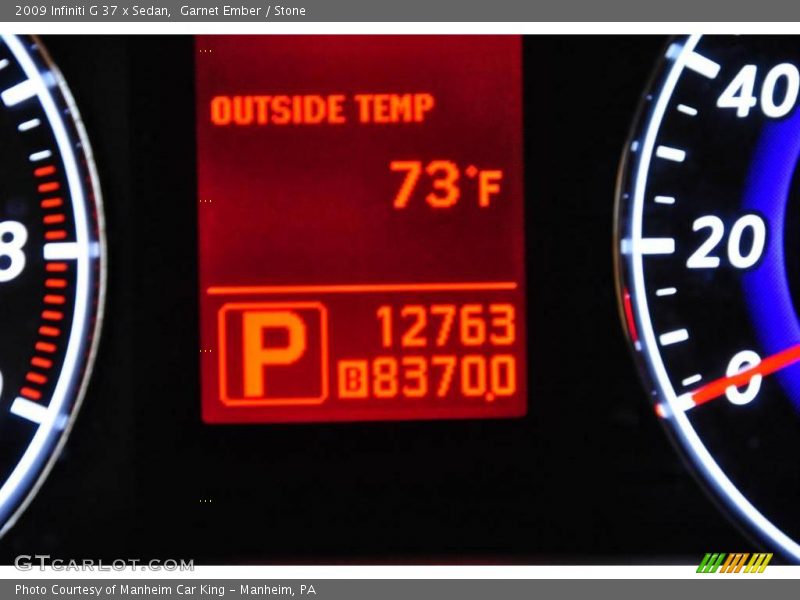Garnet Ember / Stone 2009 Infiniti G 37 x Sedan