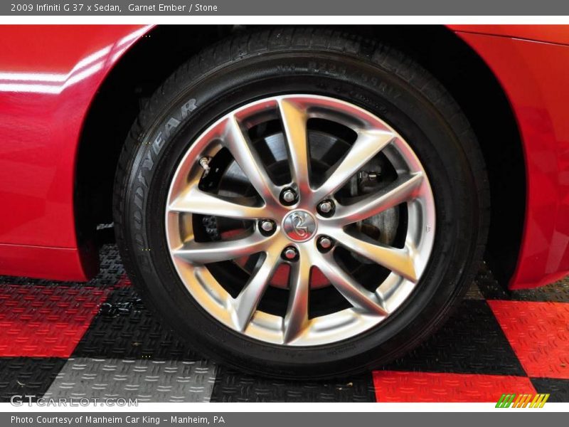Garnet Ember / Stone 2009 Infiniti G 37 x Sedan