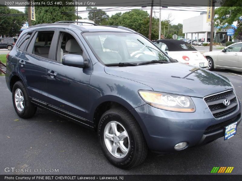 Slate Blue / Gray 2007 Hyundai Santa Fe GLS 4WD