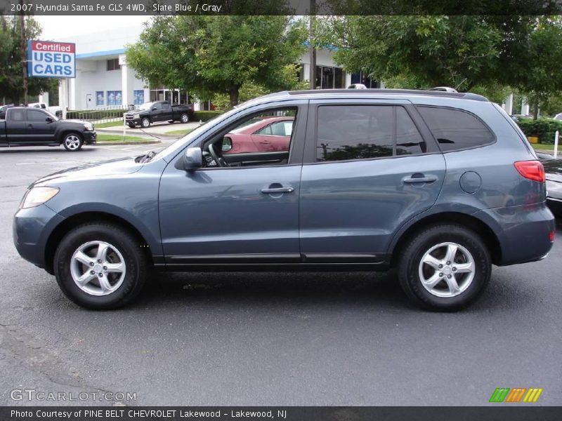 Slate Blue / Gray 2007 Hyundai Santa Fe GLS 4WD